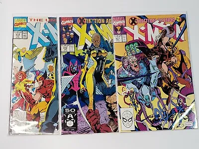 Buy Uncanny X-Men 271 272 273 Marvel Comics 3 Book Run Jim Lee Est FN/VF Or Better • 19.98£