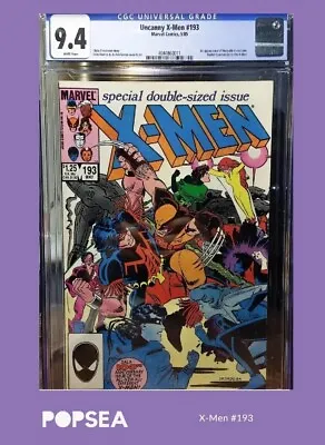 Buy THE UNCANNY X-MEN #193 -1st APPEARANCE OF 'WARPATH' IN COSTUME  CGC 9.4 • 49.99£