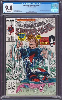 Buy Amazing Spider-Man #315 CGC 9.8 NM+/MT WP 1989 Marvel Comics • 192.11£