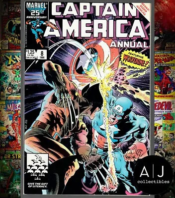 Buy Captain America Annual #8 NM 9.4 1986 • 55.73£