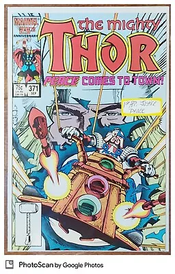 Buy The Mighty Thor #371 (1986,) NM 1st App Justice Peace Of The Time V.A. • 11.84£