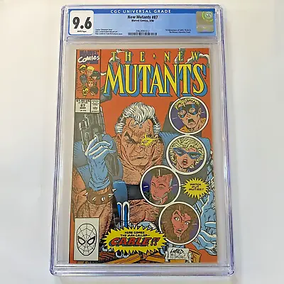 Buy The New Mutants #87 CGC 9.6 Graded Marvel 1990 Rob Liefeld! 1ST APPEARANCE CABLE • 157.69£