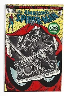 Buy Amazing Spider-man #113, FN/VF 7.0, 1st Appearance Hammerhead • 48.06£