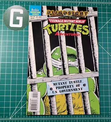 Buy Teenage Mutant Ninja Turtles Adventures #59 (1991) Blindsight Part 1 Archie • 31.62£