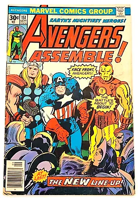 Buy Avengers #151 (1976) / Fn / Marvel Beast Joins The Avengers • 11.72£