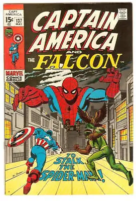 Buy Captain America #137 7.5 // Spider-man Appearance Marvel Comics 1971 • 70.70£