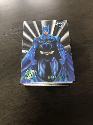 Buy Dc Batman Forever Metal Trading Cards Base Set | 59 Different Cards • 10£