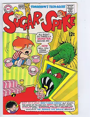 Buy Sugar And Spike #80 DC 1969 In '' Adventure Inside A Monster ! '' • 19.77£