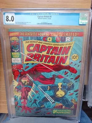 Buy Captain Britain.4 Cgc 8.0 • 135£