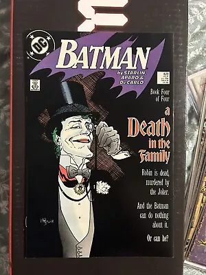 Buy Batman #429 A Death In The Family Part 4 DC Comics 1989 • 19.77£
