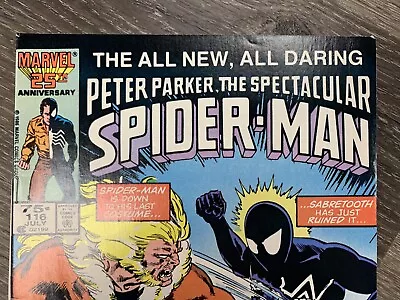 Buy Spectacular Spider-Man #116 1st Appearance Foreigner Marvel Comics ‘86 *NICE* • 7.96£