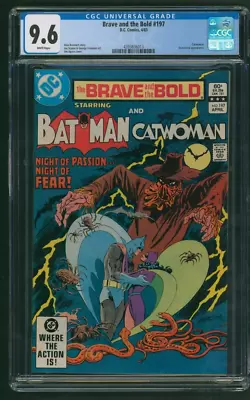 Buy Brave And The Bold #197 CGC 9.6 Catwoman & Scarecrow Appearance DC Comics 1983 • 96.47£