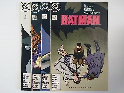 Buy DC Comics Batman #404-407 Year One Complete Run; Frank Millar David Mazzucchelli • 50.02£