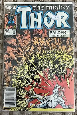 Buy The Mighty Thor #344 - 1st Appearance Of Malekith - Marvel 1984 - Looks Great! • 2.36£