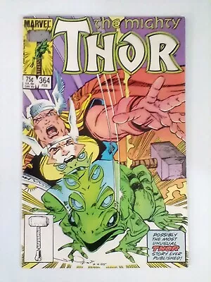 Buy Thor #364 - 1st Appearance Of Throg And Puddlegulp (Loki Tv. 1986🔥!) • 9.99£