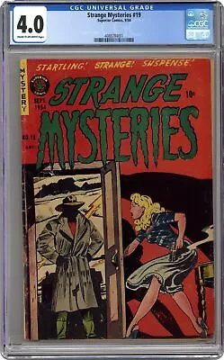 Buy Strange Mysteries #19 CGC 4.0 1954 4088784001 • 260.90£