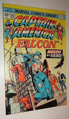 Buy Captain America & Falcon  #183 Death Of Cap  Nomad Nm 9.2 White 1975 • 36.26£