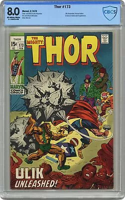 Buy Thor #173 CBCS 8.0 1970 21-1EAEE22-358 • 62.36£
