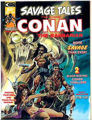Buy CONAN THE BARBARIAN! SAVAGE TALES #4 1974 Marvel Comic Book Magazine NEAL ADAMS, • 23.68£