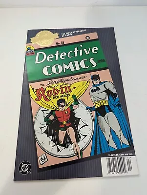 Buy Millennium Edition: Detective Comics 38 (DC Comics, April 2000) Reprint Comb Sh • 3.94£