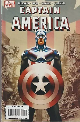 Buy Marvel Comics Captain America #45 (2008) 1st Print Vf • 2£