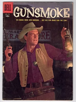 Buy Four Color #679 3.0 Gunsmoke #1 Photo Cover 1955 Off-white Pages • 31.62£