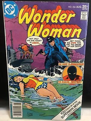 Buy Wonder Woman #234 Comic , DC Comics 1st App Armageddon Bronze Age • 15.06£