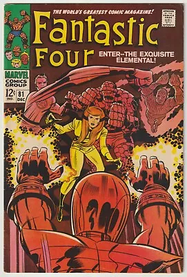 Buy Fantastic Four #81  (Marvel 1968) VFN • 49.95£