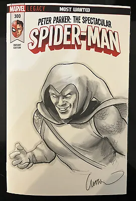 Buy Peter Parker Spectacular Spider-Man #300 2018 Variant With Sketch NM • 9.99£