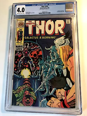 Buy THOR #162 (1969) CGC 4.0 Silver Age Marvel Comic Book Classic KIRBY Galactus Cvr • 47.44£