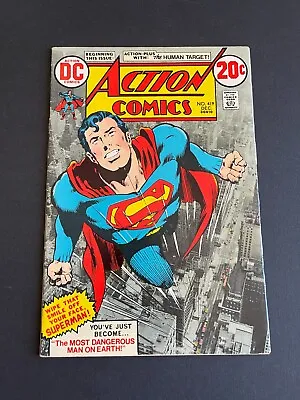 Buy Action Comics #419 - 1st Appearance Of Human Target (DC, 1972) VF • 179.38£