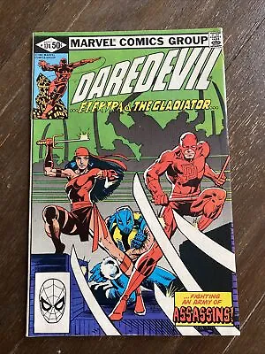 Buy Daredevil #174 (Marvel 1981) Key 1st App Of The Hand, 3rd Elektra VF • 23.75£