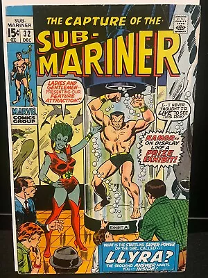 Buy Sub-Mariner #32 (Marvel 1970) Key Comic 1st App Llyra VG/FN 5.0 • 39.82£