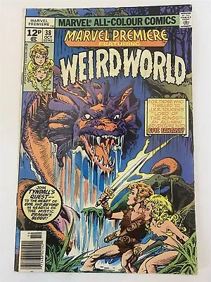 Buy MARVEL PREMIERE #38 Weirdworld Marvel Comics UKP Variant 1977 FN • 1.99£