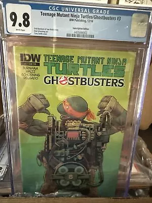 Buy Teenage Mutant Ninja Turtles Ghostbusters #3 CGC 9.8 Sub Variant IDW Proton Pack • 513.89£