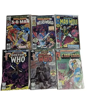 Buy MARVEL PREMIERE 6 Comic Lot 36 38 45 59 60 61 Doctor Who Star-Lord Man Wolf VTG • 21.58£
