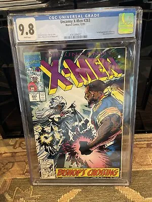 Buy Uncanny X-Men #283 CGC 9.8 1991 NEWSSTAND 1st Full App. Bishop • 537.21£