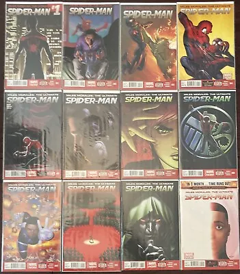 Buy Miles Morales: The Ultimate Spider-Man #1-12 [COMIC LOT] 1stPrint MARVEL 2014 HG • 177.40£