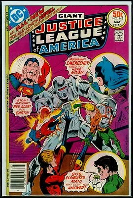 Buy DC Comics JUSTICE LEAGUE #142 Superman Batman Flash Green Lantern VFN/NM 9.0 • 11.84£