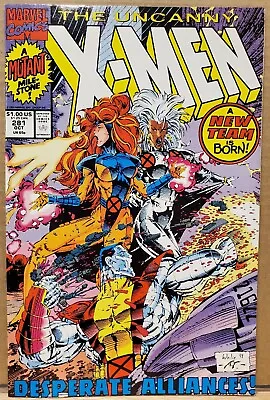 Buy Uncanny X-Men 281 KEY 1st Print 1st Trevor Fitzroy Jim Lee Portacio 1991 Marvel • 5.59£