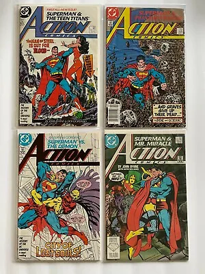 Buy Action Comics 1987 Lot Of 4 - #584, #585, #587, #593, Dc Comic Books  • 15.85£