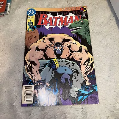 Buy Batman #497 Bane Breaks Batman's Back Knightfall Newsstand Upc Variant • 160.86£