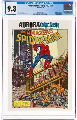 Buy 🔥 Aurora Comic Scenes #182-140 CGC 9.8 NM/M (1974) Amazing Spider-Man J. Romita • 196.07£