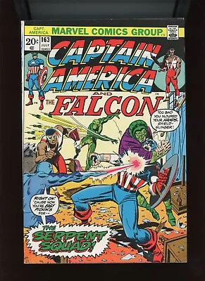 Buy 1973 Marvel,   Captain America   # 163, Key, 1st Serpent Squad, U-PICK, FN BX95 • 14.18£