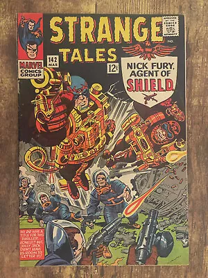 Buy Strange Tales #142 - GORGEOUS HIGHER GRADE - Marvel Comics 1966 • 12.39£