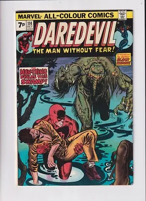 Buy Daredevil (1964) # 114 UK Price (6.0-FN) (401456) Black Widow, Man-Thing 1974 • 18.90£