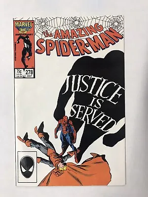 Buy Amazing Spider-Man #278 1986 VF+ VF/NM 8.5-9.0 David/Harris App. Scourge • 4.74£