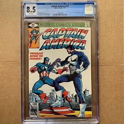Buy Captain America #241, Cgc 8.5 Wp, 1980 Bronze Key, Frank Miller Cover! • 79.06£