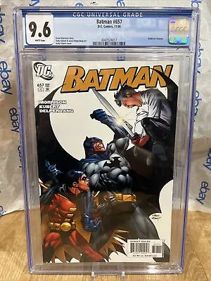 Buy Batman #657. CGC 9.6. DC Comics 11/06. 1st Cover Appearance Of Damian Wayne • 64.04£