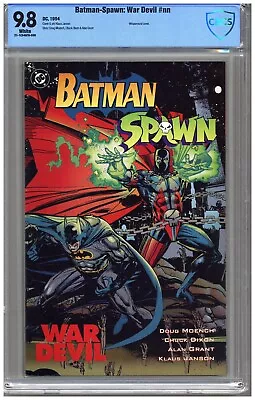 Buy Batman- Spawn War Devil  # Nn   CBCS  9.8  NMMT   Wht Pgs  1994   Wraparound Cvr • 122.54£